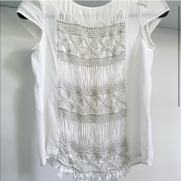 Zara Silky Short Sleeve Embroidered Blouse - Picture 1 of 5